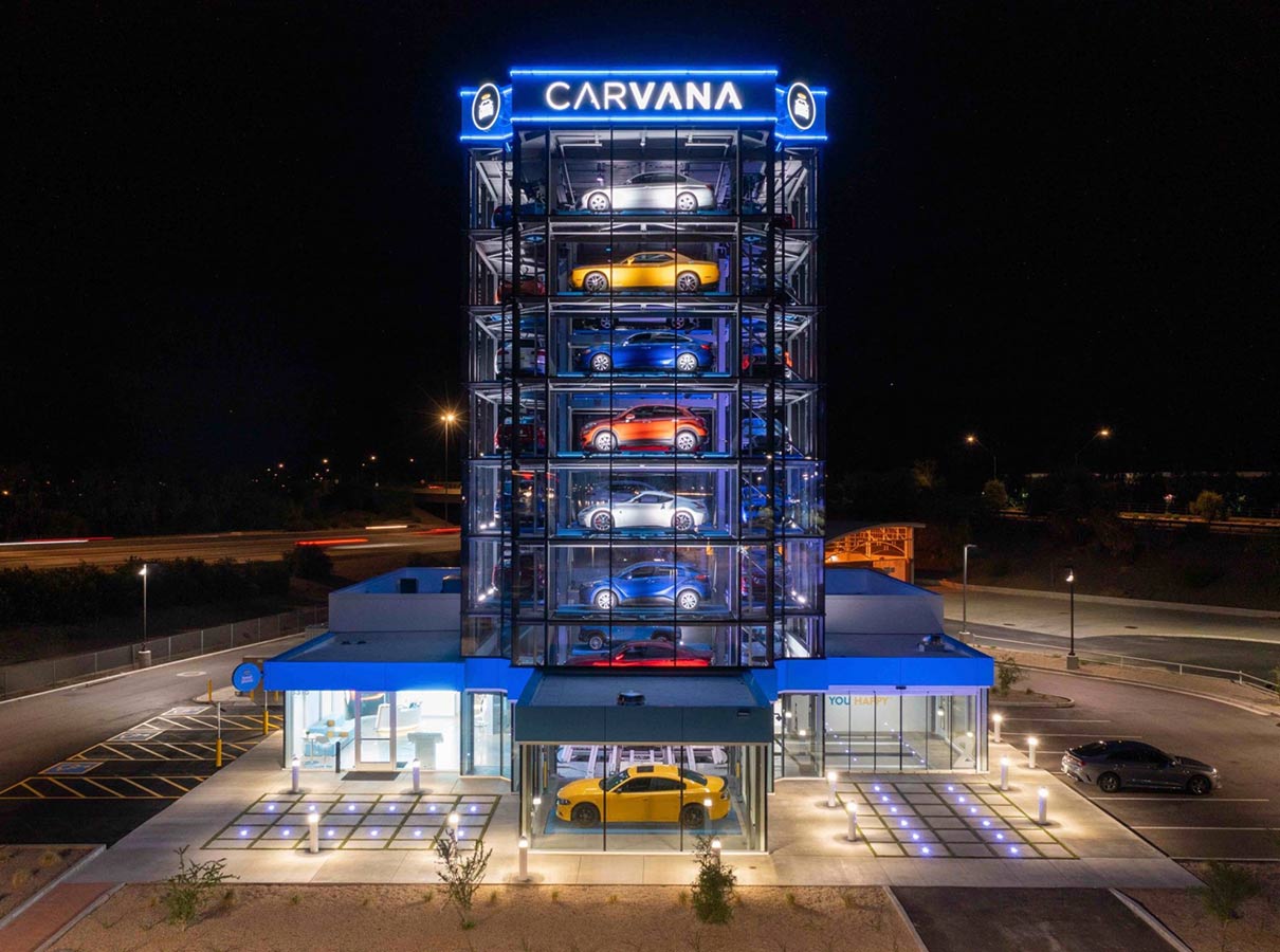 Jokake Builds Carvana Vending Machine Tower Jokake Construction